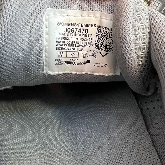 Merrell Antora 2 Gray Hiking Shoes Size 8.5 Womens - Picture 9 of 9